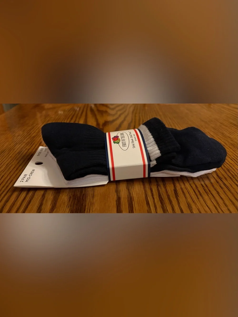 🖤 BRAND NEW…Men’s Mid-Crew Socks - 2 Pair